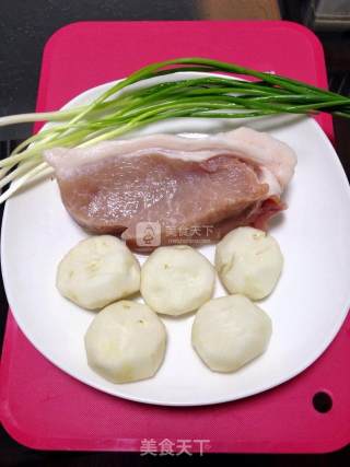 黑米肉圆的做法步骤：1