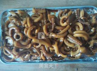 酱烤鱿鱼的做法步骤：6