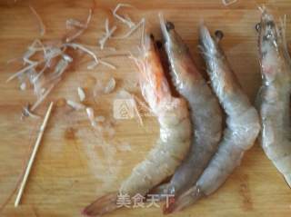 烤箱原味虾的做法步骤：2