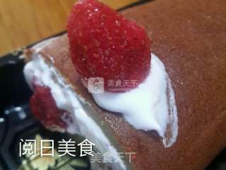 草莓蛋糕卷的做法步骤：13