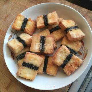 照烧海苔豆腐的做法步骤：6