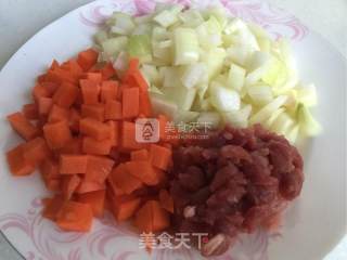 当咖喱遇上和谐号的做法步骤：2