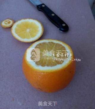 【盐蒸橙】话说对感冒或者咳嗽有效的做法步骤：1