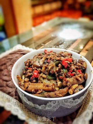 酱爆肉靡茄子的做法步骤：9