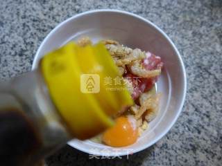 鸡蛋开洋蒸肉末的做法步骤：5