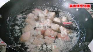 电压力锅蒸版红烧肉的做法步骤：4