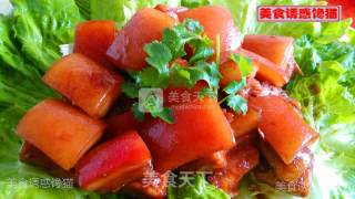 电压力锅蒸版红烧肉的做法步骤：15