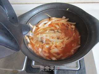 泡菜牛肉乌冬面的做法步骤：5