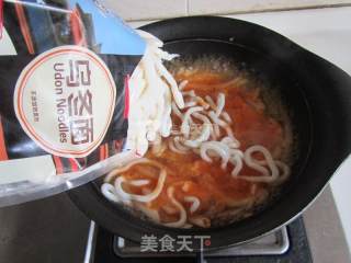 泡菜牛肉乌冬面的做法步骤：6