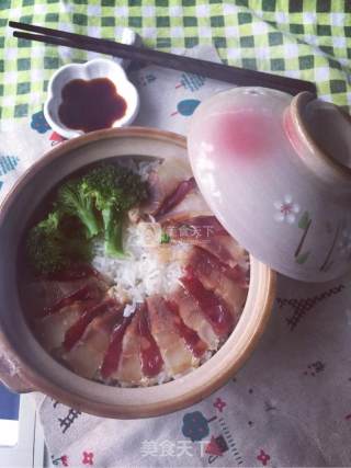 煮一锅饭香四溢的--腊味煲仔饭的做法步骤：8