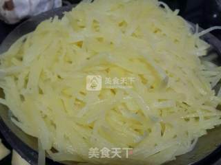 下酒菜-凉拌酸辣土豆丝的做法步骤：4