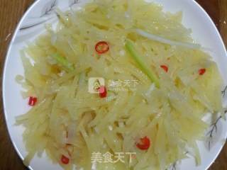 下酒菜-凉拌酸辣土豆丝的做法步骤：6