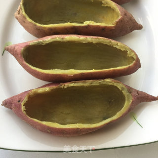 芝士焗红薯的做法步骤：3