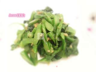 姜汁炒芥兰的做法步骤：5