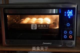 椰蓉泡浆面包的做法步骤：10