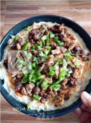 【意外的美味】BBQ烤肉披萨的做法步骤：9