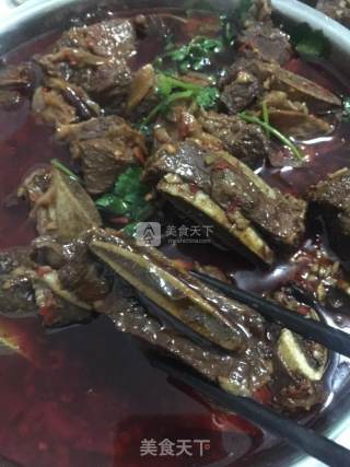 麻辣红烧牛肋骨的做法步骤：19