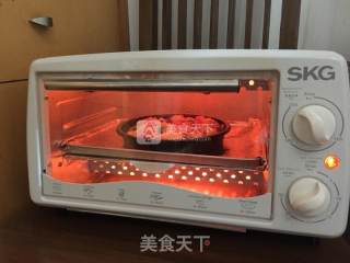 #一人食#清爽的夏威夷风情披萨的做法步骤：9