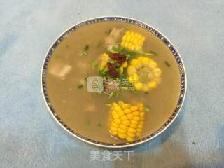 玉米莲藕排骨汤的做法步骤：10