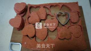 心中有爱蛋糕的做法步骤：16