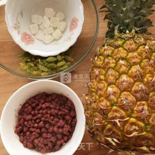 黑米菠萝八宝饭的做法步骤：2