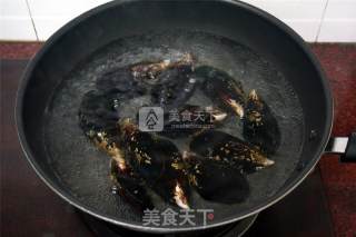 芥末芝士焗青口的做法步骤：2