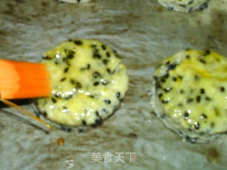 酒酿黑芝麻司康的做法步骤：14