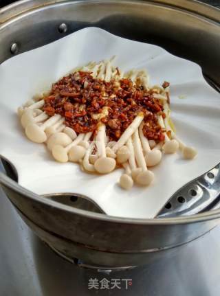 蒜香蚝油白玉菇的做法步骤：11
