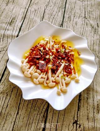 蒜香蚝油白玉菇的做法步骤：13