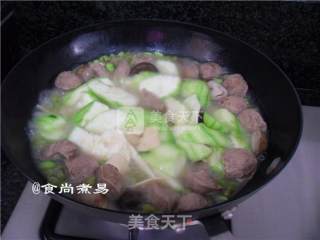 牛肉丸杂菜锅的做法步骤：18