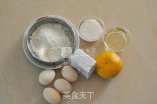 桔子蛋糕卷的做法步骤：1