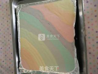彩虹蛋糕卷的做法步骤：14