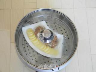 清蒸豆腐狮子头的做法步骤：6