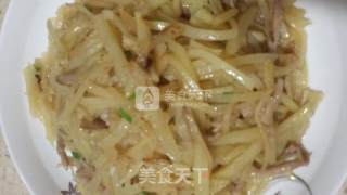 土豆丝炒肉的做法步骤：5
