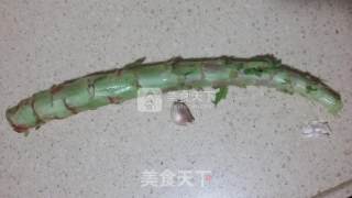 炝炒莴笋丝的做法步骤：1