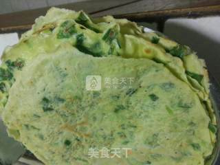 韭菜薄饼的做法步骤：7