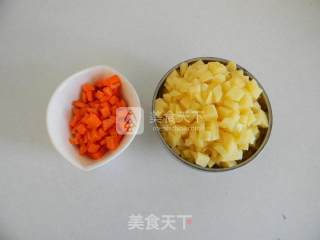 土豆莜面面鱼的做法步骤：3