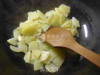 大葱炒土豆的做法步骤：3
