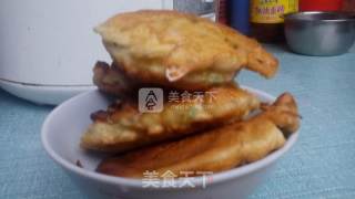 香葱饼的做法步骤：4