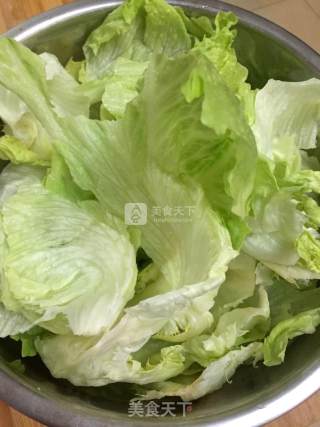 台式蚝油生菜的做法步骤：1