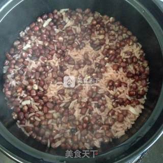 红豆糯米饭的做法步骤：5