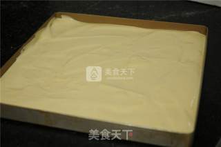 火龙果奶油蛋糕卷的做法步骤：6
