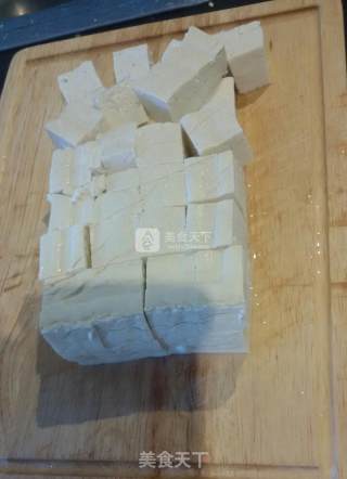 小葱拌豆腐的做法步骤：1