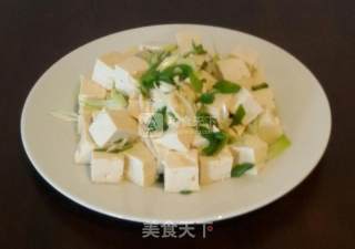 小葱拌豆腐的做法步骤：5