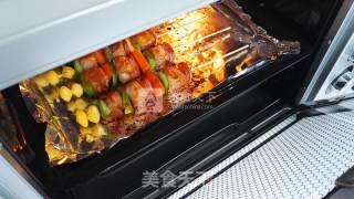 【白果串烧猪颈肉】入喉爽口滑顺的做法步骤：7