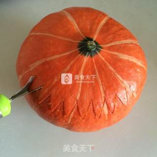 南瓜糯米饭的做法步骤：3