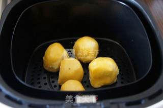 炸粘豆包的做法步骤：4