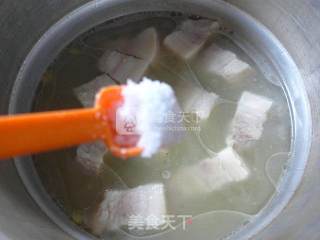 青黄豆五花肉汤的做法步骤：11
