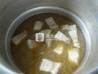 青黄豆五花肉汤的做法步骤：12