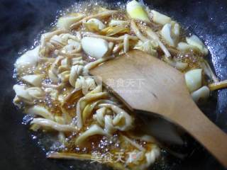 黄花菜千张结烧雷笋的做法步骤：10